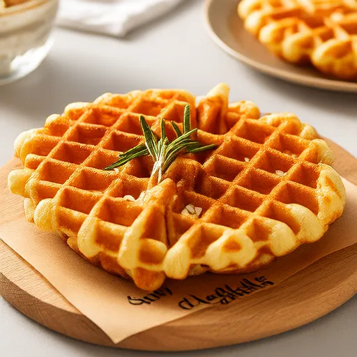 Gaufres aux herbes salées