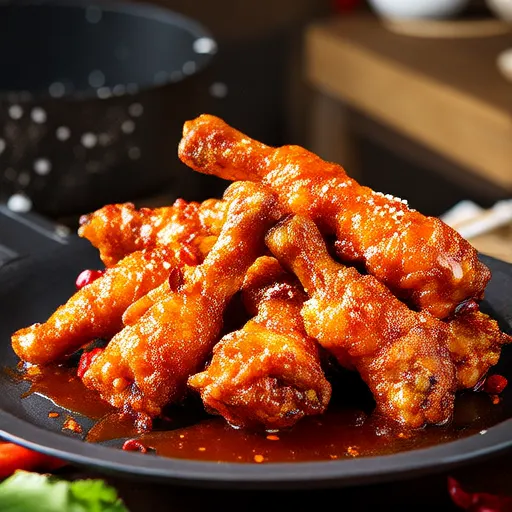 Baked BBQ Fried Chicken