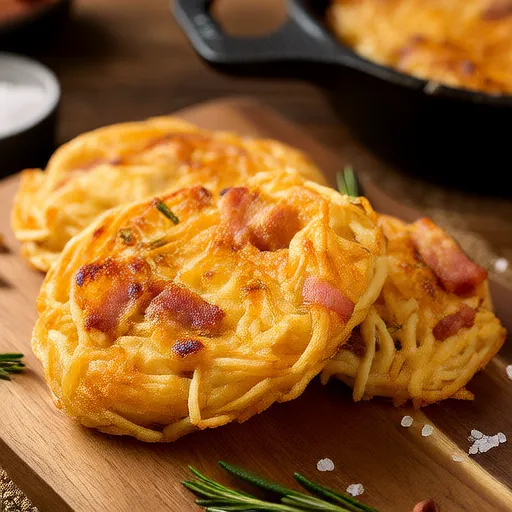 Bánh Khoai Tây Thịt Xông Khói