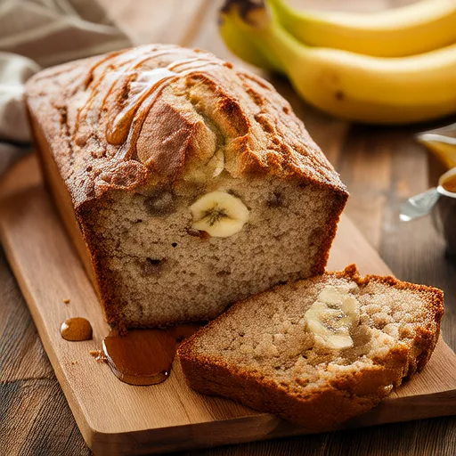Pan de plátano sin gluten