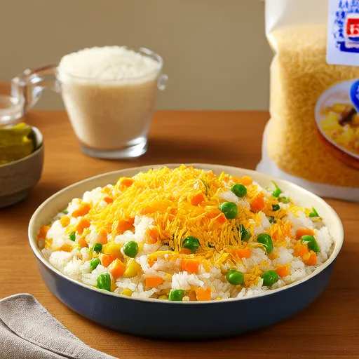 Pilaf de riz aux légumes cuit au four