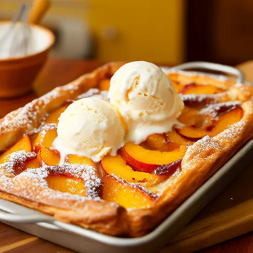 Crisp Peach Cobbler