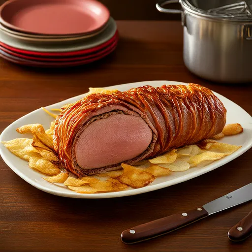 Prosciutto-Wrapped Pork Tenderloin with Crispy Sage