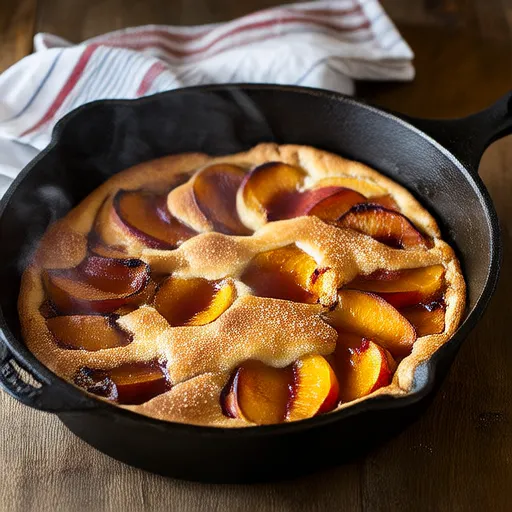 Quick Peach Cobbler