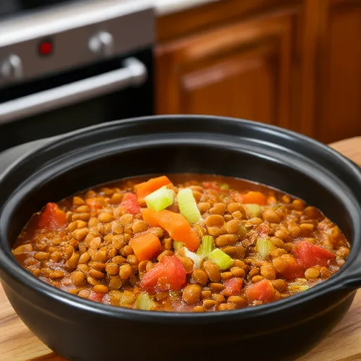 Délicieuse soupe aux lentilles