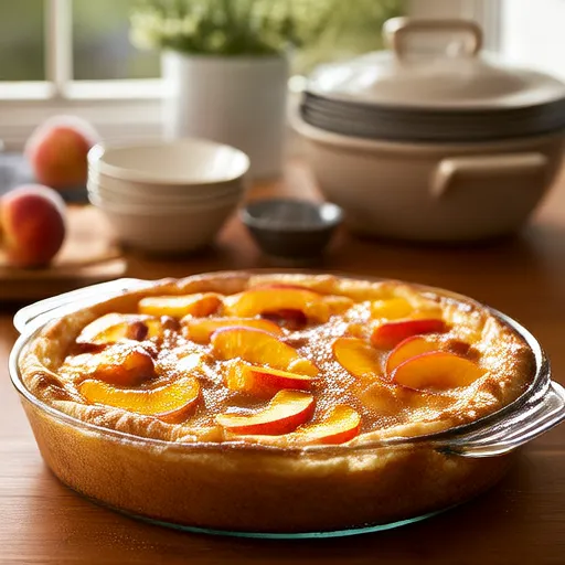 Crumble aux pêches IV