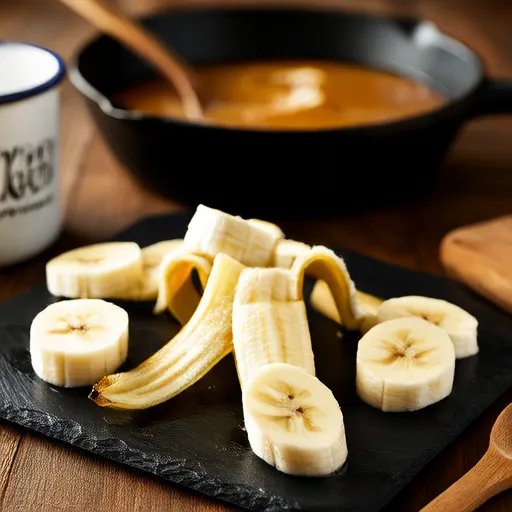 Bananas with Caramel Sauce