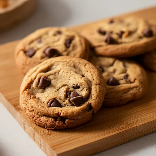 Galletas de Chispas de Chocolate Sin Gluten Hechas con Harina de Almendra