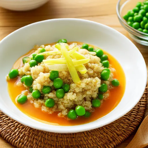 Gingery Quinoa with Green Beans