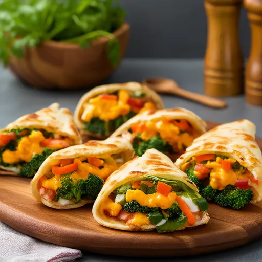 सब्जी से भरी हुई पिटा