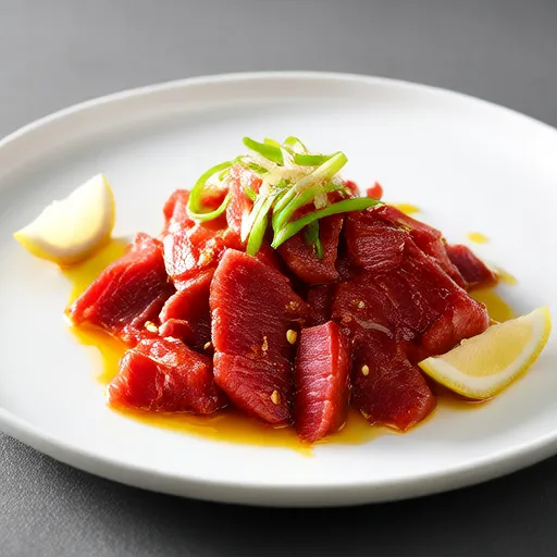 Frischer Thunfisch-Ceviche