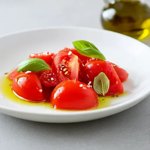 Salade de tomates au basilic en 10 minutes
