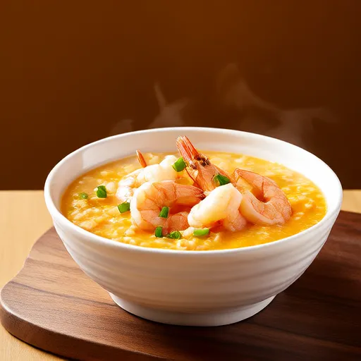 กุ้งเผ็ดและข้าวโพด