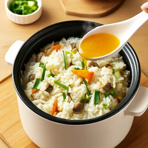 Pilaf de riz aux légumes au cuiseur à riz