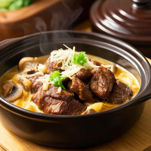 Strogonoff de Carne na Panela Lenta da Daria