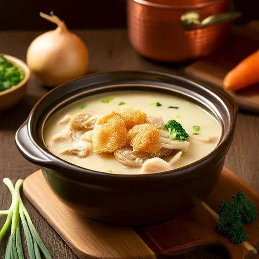 鸡肉馅饼汤