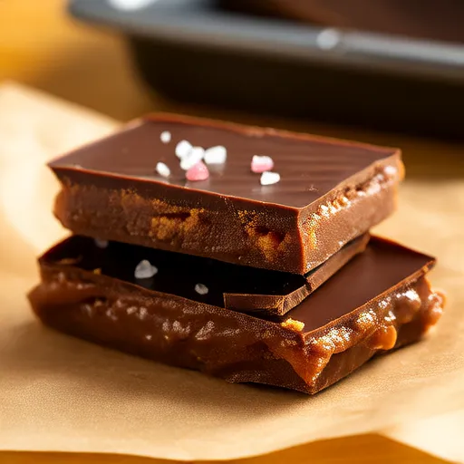 Fudge Selai Kacang dan Cokelat
