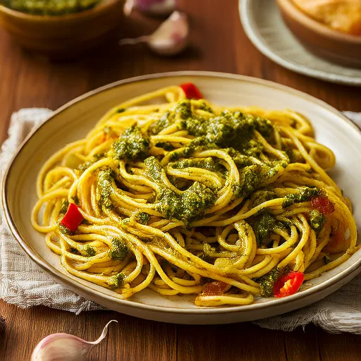 Simple Pesto Pasta