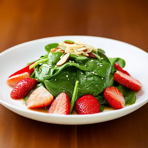 Salad Rau Bina Dâu Tây