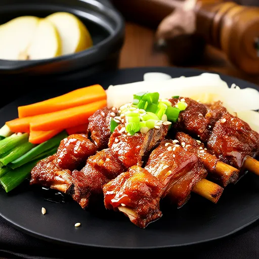 Корейские короткие ребрышки в Instant Pot (Galbi)
