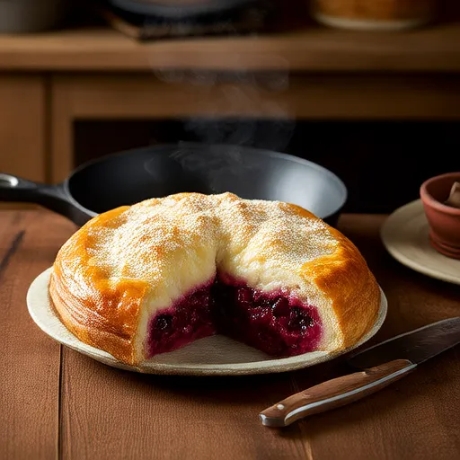 Torta de Ruibarbo à Moda Antiga
