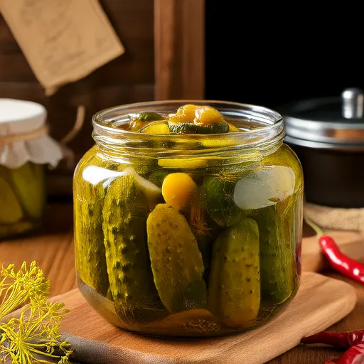 Cornichons à la moutarde