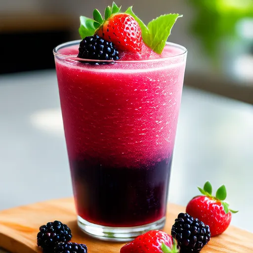 Smoothie mit 2 Zutaten aus gefrorenen Früchten