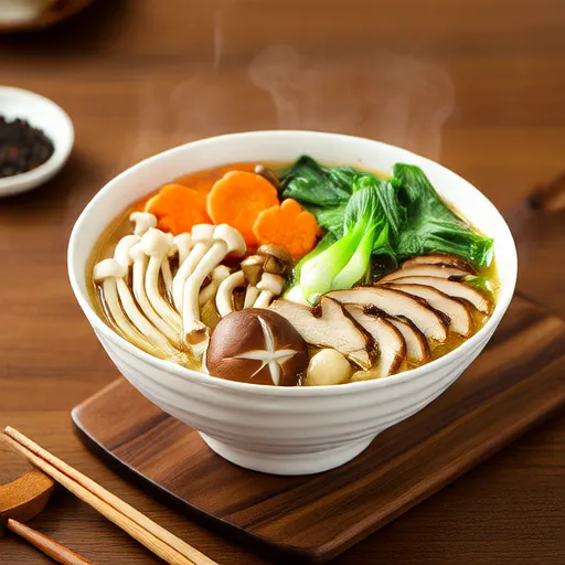 亚洲风味蘑菇汤