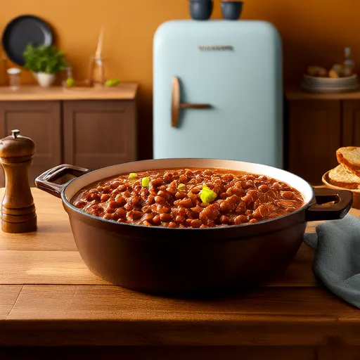 Einfache gebackene Bohnen