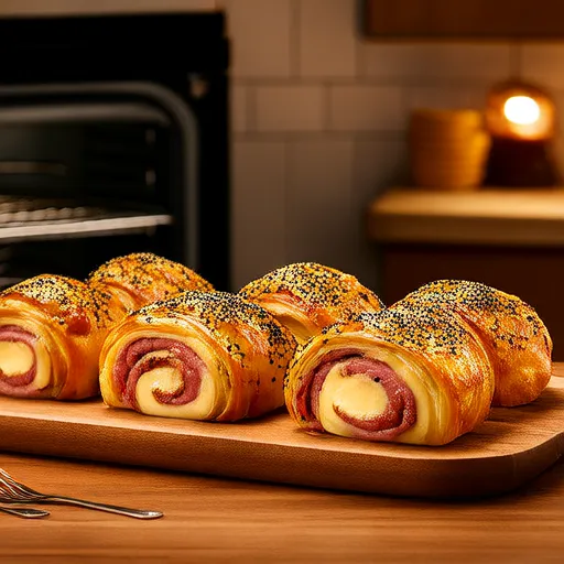 Mini Ham And Cheese Rolls
