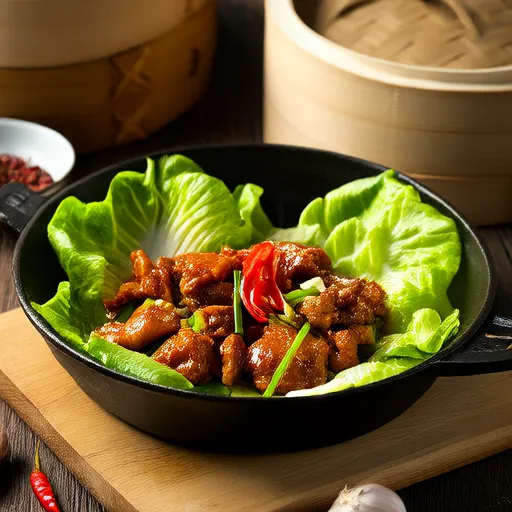 Asian-Inspired Chicken Lettuce Wraps