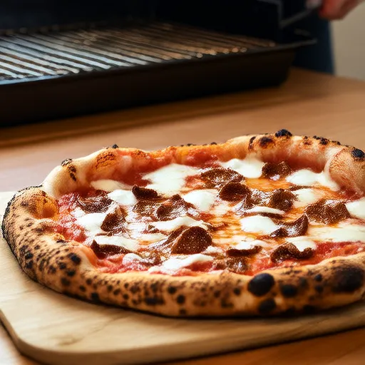 Pizza Branca Grelhada
