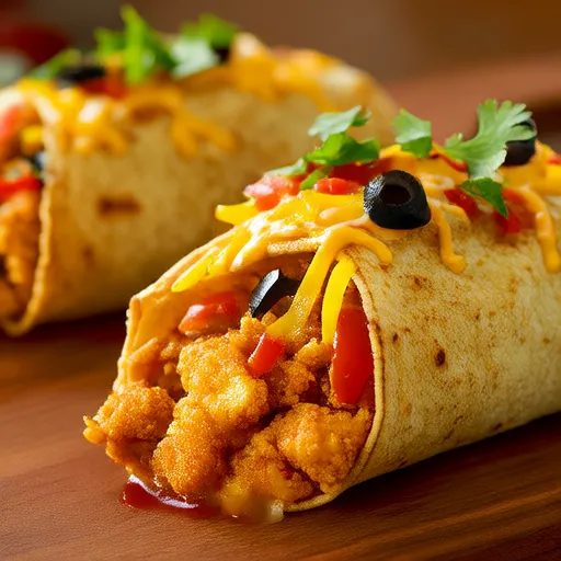Fiesta Chicken Burritos