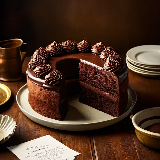 Pastel de chocolate con mayonesa