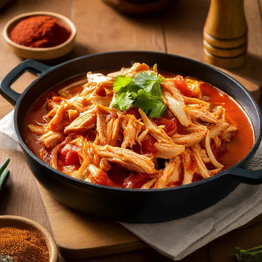 Ripieno di Pollo alla Salsa per Burrito