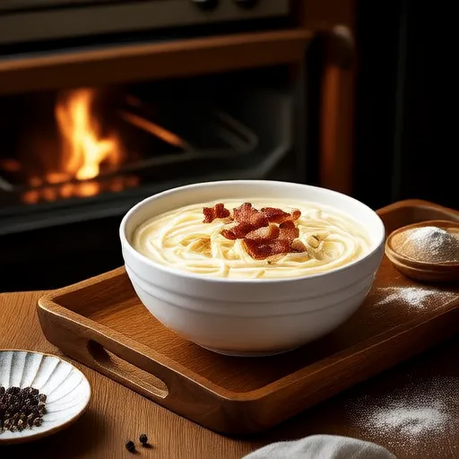 Zuppa di Patate con Panna Acida