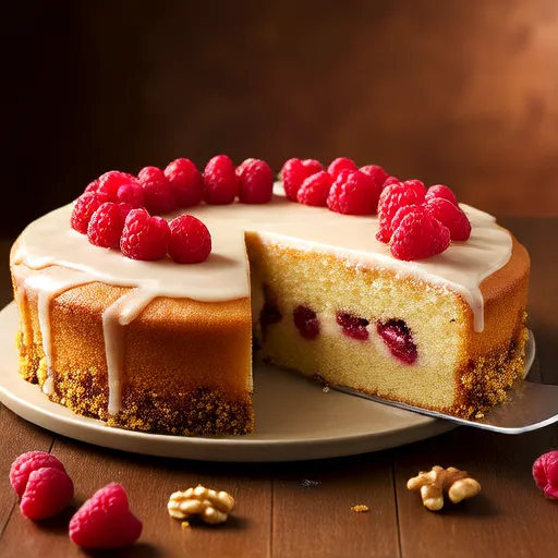 Raspberry Walnut Torte
