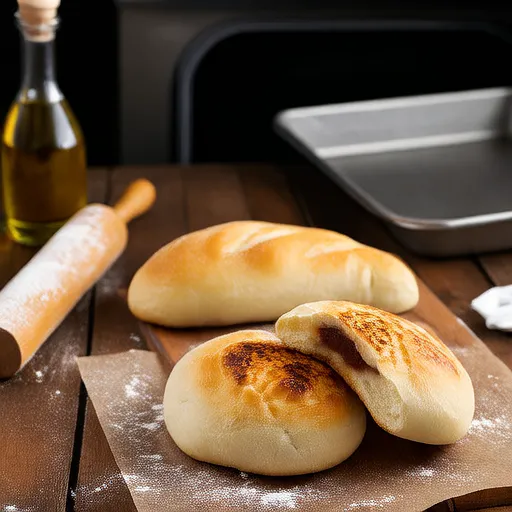 Pan de pita casero