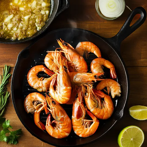 Udang BBQ Gaya New Orleans Asli