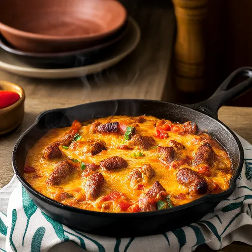 Món nhúng Rotel với xúc xích