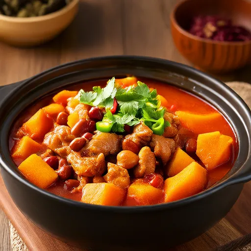 Chili de Pavo y Calabaza Butternut