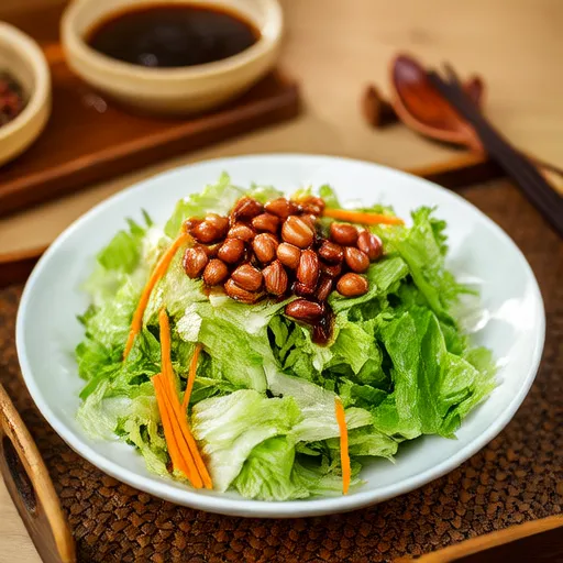 Crunchy Chopped Salad with Sesame Ginger Dressing