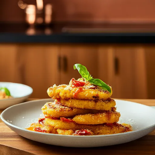 Fried Eggplant Parmesan