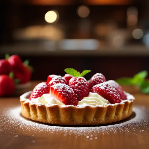 Bánh Tart Nhân Berry Không Đường Thêm