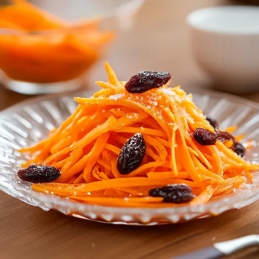 Salad cà rốt nho khô
