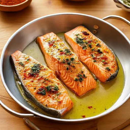 Baked Salmon with Herbs and Lemon