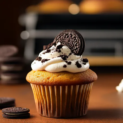 Pumpkin Oreo Cupcakes