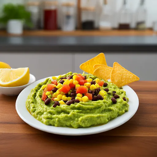 Guacamole di fagioli neri e mais