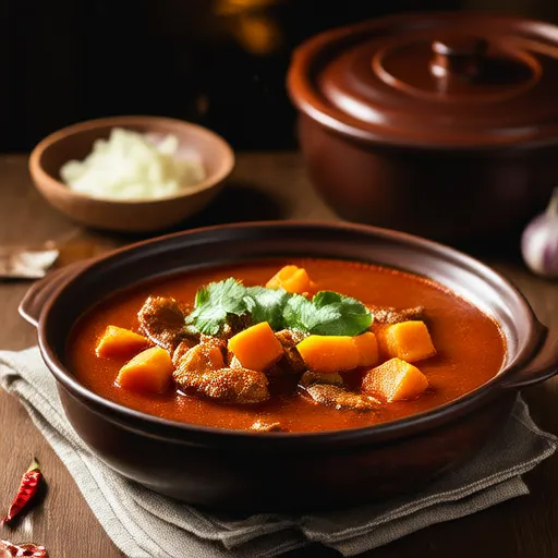 Goulash au poulet et à la citrouille