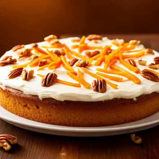Torta di carote con glassa al formaggio cremoso